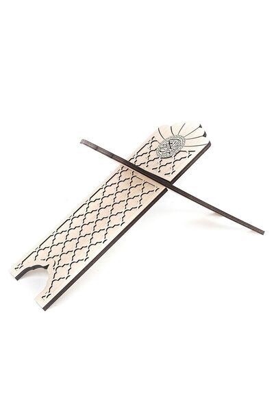 İkranur Ahşap Kuran Kerim Yer Rahlesi   20*60