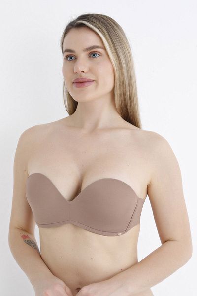 İntive Lingerie Σουτιέν NBB Strapless Cut Inside Silicone Push-up Χωρίς Underwire Σουτιέν για ειδικές περιστάσεις
