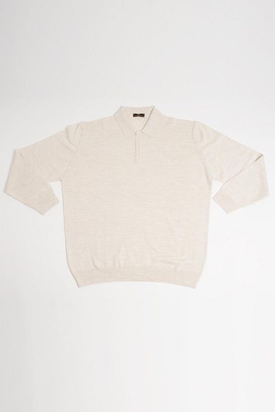 Woolen World Polo Neck Oversize (Large Size) Wool Knitwear Sweater