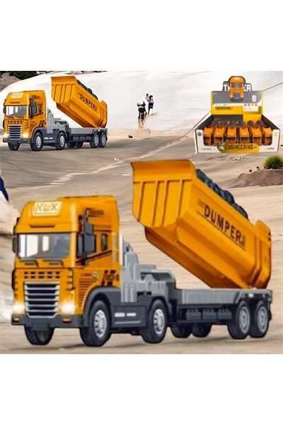 A-T AYZE-TRENDY Toy Truck Friction Lighted Musical 1:24 Dorse Truck 88318