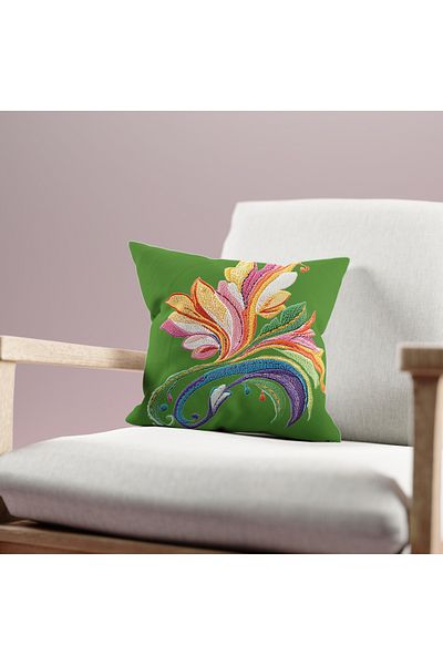 Filamente Față dublă - Aspect model de broderie - Husă de pernă cu imprimare digitală