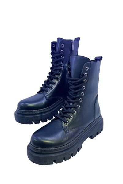 PASADAMODA KADIN UZUN BAĞCIKLI VE FERMUARLI POSTAL ÇİZME B-606