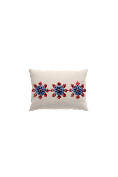 Filamente Față dublă - Aspect model de broderie - Husă de pernă cu imprimare digitală - 40x55