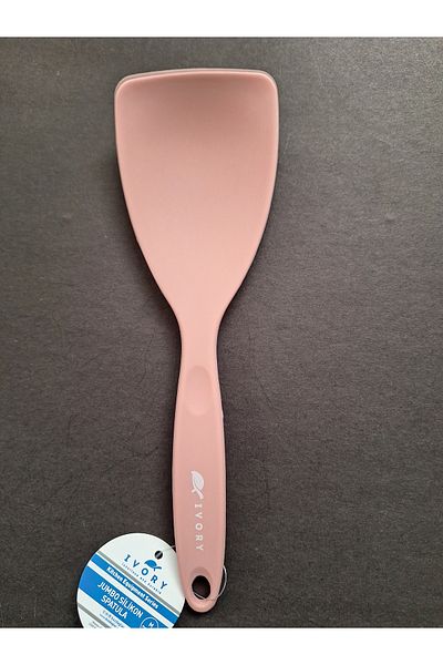 IVORY Unbreakable Nonstick Silicone Wide Mouth Rice Cooking Spoon Spatula