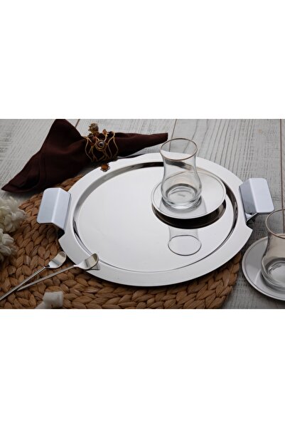 Tiamo Mari Kahve Tepsisi Gümüş