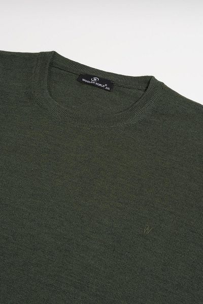 Woolen World Crew Neck Oversize (Large Size) Wool Knitwear Sweater