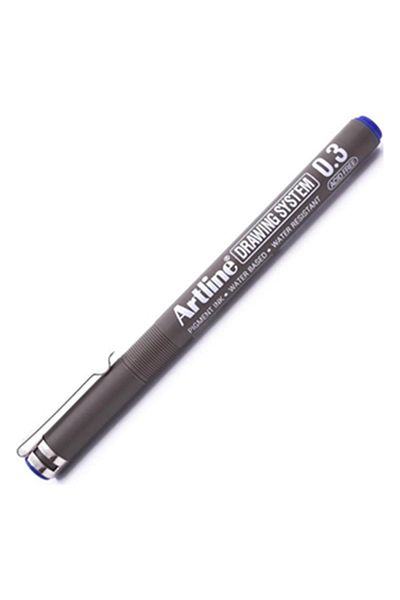 artline Drawing Pen 0.3 Mm Blue