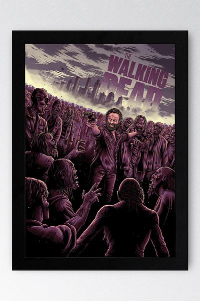 Saturn The Walking Dead Pictură înrămată - Poster de televiziune