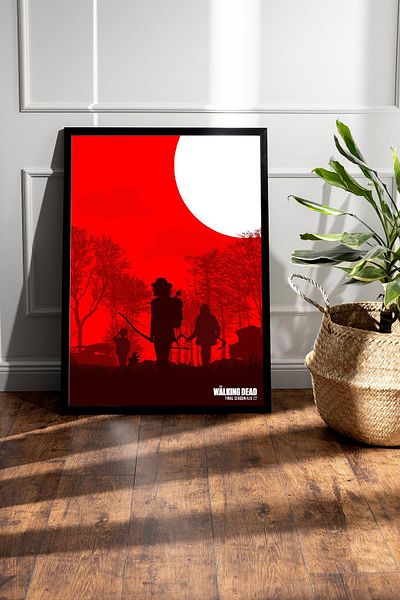 Saturn The Walking Dead Pictură înrămată - Poster de televiziune