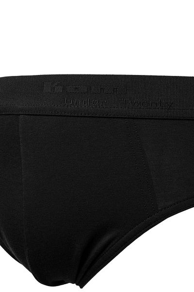 Kom Ανδρικά Modal Modal Cotton 4'li Μαύρα σλιπ-σλιπ