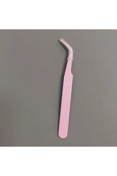 The Gookie Çelik Etiket Cımbızı Mikro Ince Ipek Kirpik Cımbızı Profesyonel Paslanmaz Çelik