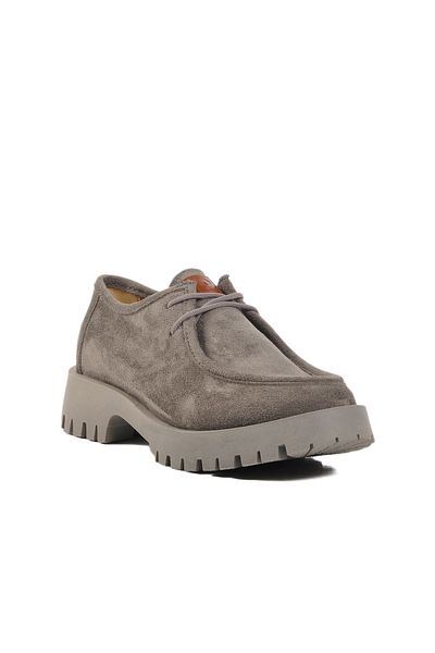 Pierre Cardin Γκρι σουέντ γυναικεία casual παπούτσια