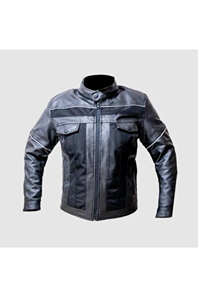 Forte GT 2001071 Street Deri Full Koruma Mevsimlik Motosiklet Montu Xl Beden Siyah