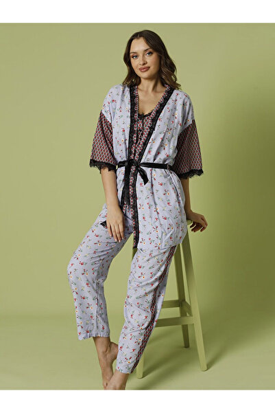 aryam butik Ліла V-подібний комір, короткі рукави, жіночий піжамний комплект,...