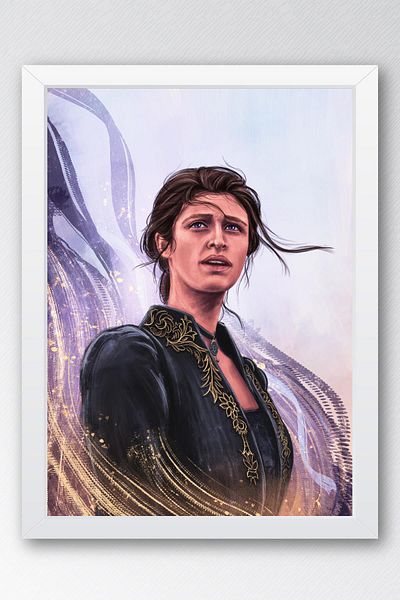 Saturn The Witcher Yennefer Pictură înrămată - Poster de televiziune