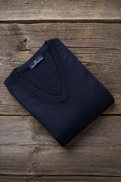 Woolen World V-Neck Oversize (Large Size) Wool Knitwear Sweater