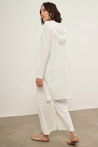 Beys 24Ss58295 Beys Design Hooded Tunic