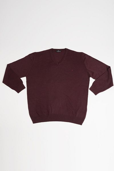 Woolen World V-Neck Oversize (Large Size) Wool Knitwear Sweater