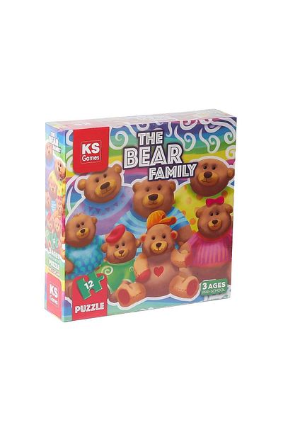 Ks Puzzle Prs 32705 The Bear Family Pre School Puzzle -kspuzzle