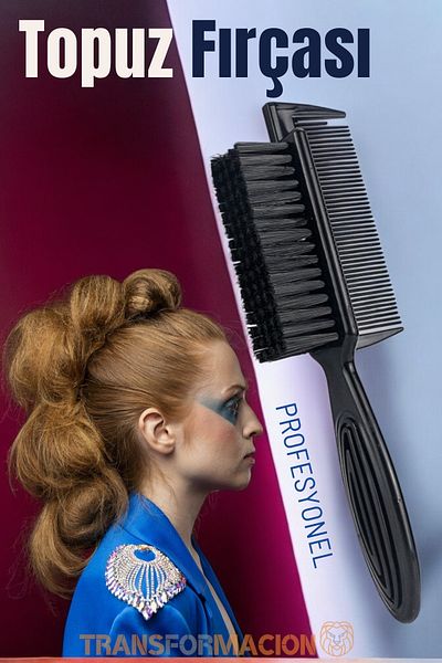 Transformacion Professional 2-Way Hair Bun Brush 721415
