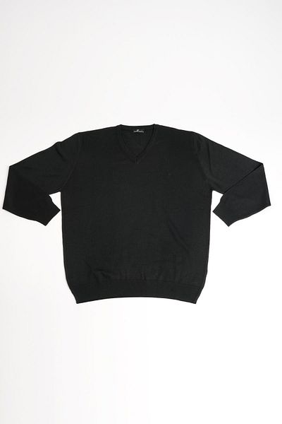 Woolen World V-Neck Oversize (Large Size) Wool Knitwear Sweater