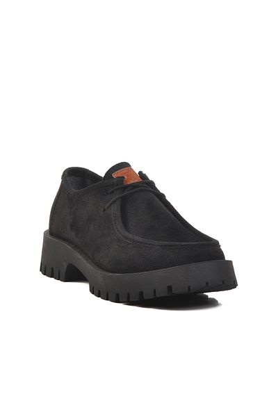 Pierre Cardin Pantofi casual dama din piele intoarsa neagra