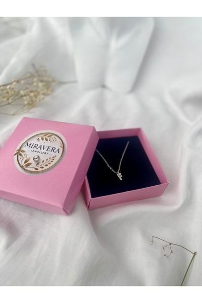 Miravera Jewellery Zirkon Taş Harfli Kolye