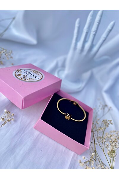 Miravera Jewellery Zarif Kelebekli Kelepçe Bileklik