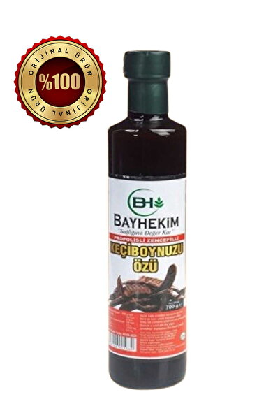 bh bayhekim KEÇİBOYNUZU ÖZÜ (PROPOLİSLİ ZENCEFİLLİ ) 700 gr