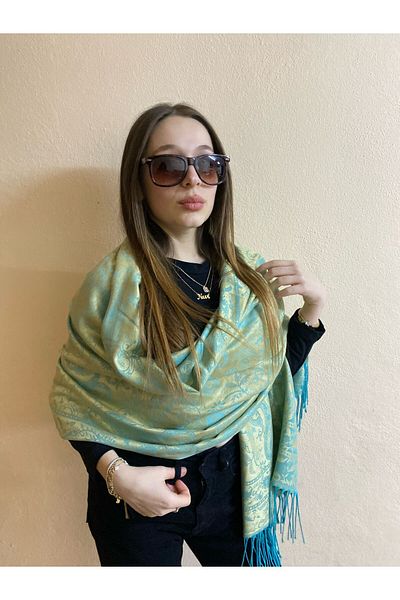 sema aksesuar High Quality Pashmina Shawl - Viscose, Tassel, Shoulder Shawl, 180X75 Cm, Gift