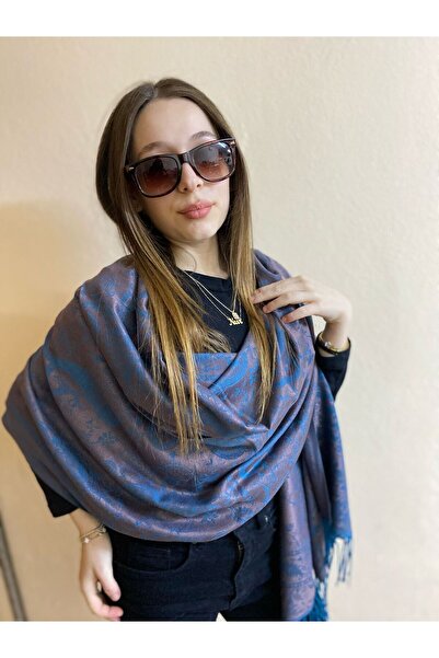 sema aksesuar Pashmina Şal Viskon Kadın Paşmina Omuz Şalı 180x75 Cm Püsküllü Yüksek Kalite Hediyelik