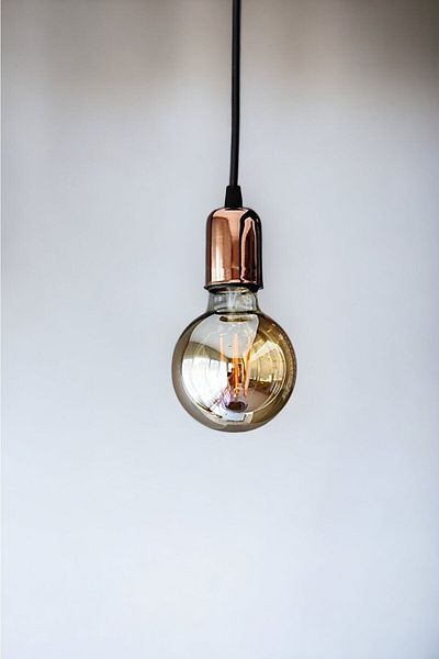 ONUR AVİZE Retro Rustic Agora Copper Single Pendant Lamp