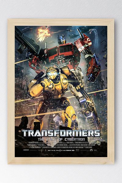 Saturn Transformers Framed Painting - Movie Poster Painting