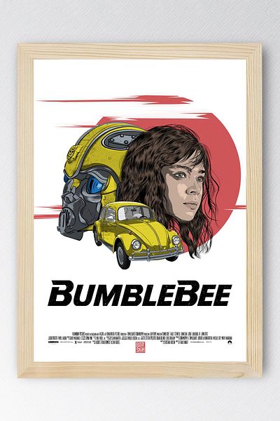Saturn Pictură înrămată Transformers Bumblebee - Pictură poster film