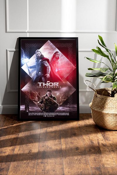 Saturn Pictură înrămată Thor The Dark World - Pictură poster film Marvel