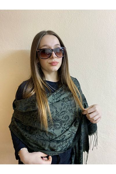 sema aksesuar High Quality Pashmina Shawl - Viscose, Tassel, Shoulder Shawl, 180X75 Cm, Gift