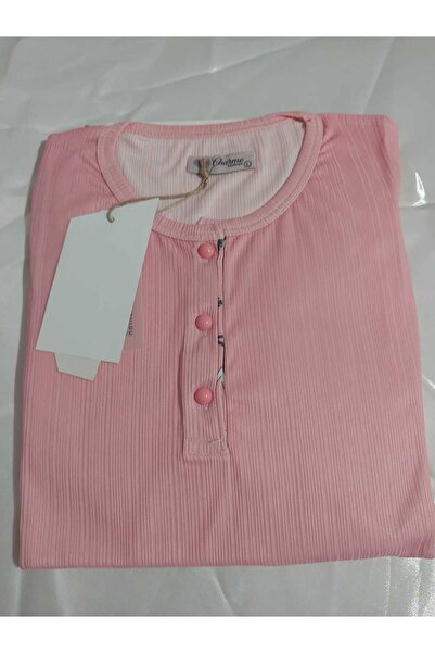 aryam butik 3 Mountain Tend Πιτζάμες Υφασμάτινο Γυναικείο Σετ Πιτζάμες με κοντομάνικο Storm