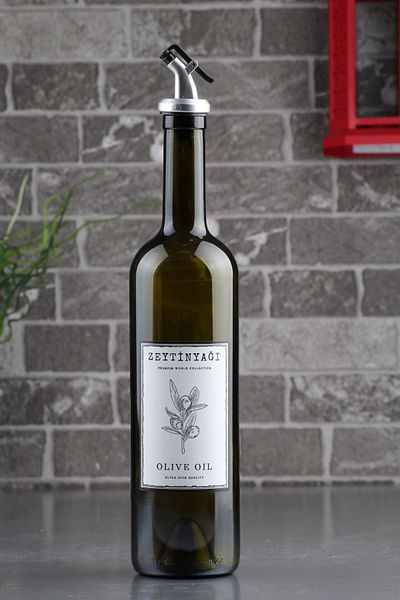 EA Home Concept Marasca Olive Oil and Sunflower Oil Bottle 750 ml 1 Piece Glass Oil Pot