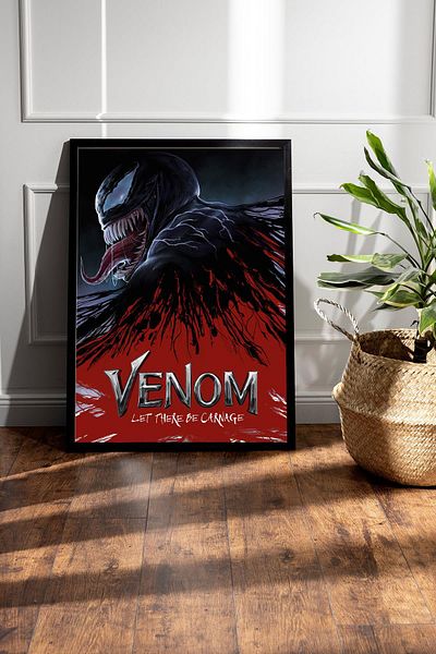 Saturn Pictură înrămată Venom - Pictură poster film Marvel