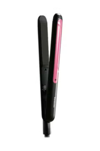 PANASONIC Extra long plate Hair Straightener, Smooth Sliding Ceramic Plate Black/Pink