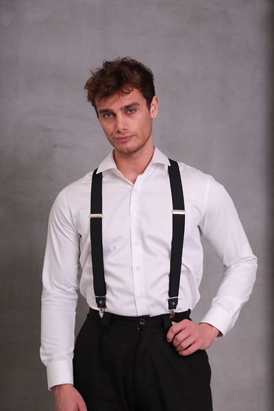 SuspenderS Black Men's Trouser Strap