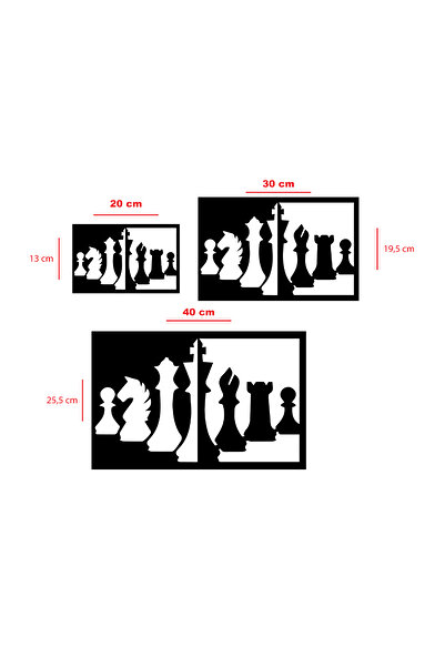 To Design Lab Satranç Temalı Dekoratif Tablo