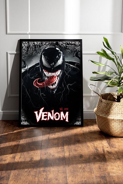 Saturn Pictură înrămată Venom - Pictură poster film Marvel