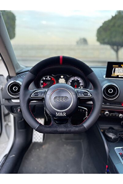M&R TOPTAN ve PERAKENDE OTO KILIF AKSESUAR Audi A3 S Line Kaplama Deri Direks...