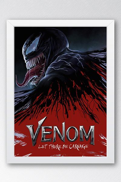 Saturn Pictură înrămată Venom - Pictură poster film Marvel