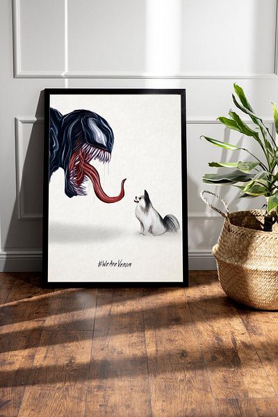 Saturn Pictură înrămată Venom - Pictură poster film Marvel