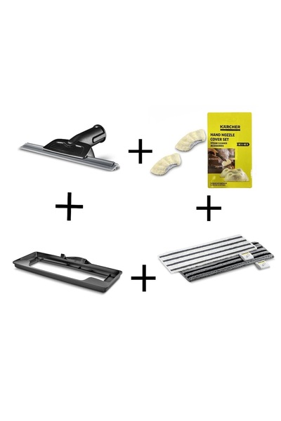 Karcher Sc Serisi Easyfix Delüx Cam Temizleme Aparatı 2 El Aparatı Halı Başlı...