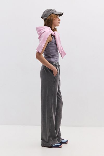 No Matter What Cotton Wide Leg Trousers