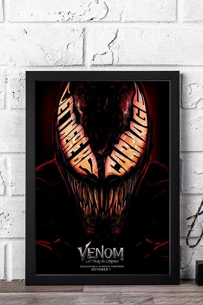 Saturn Pictură înrămată Venom - Pictură poster film Marvel
