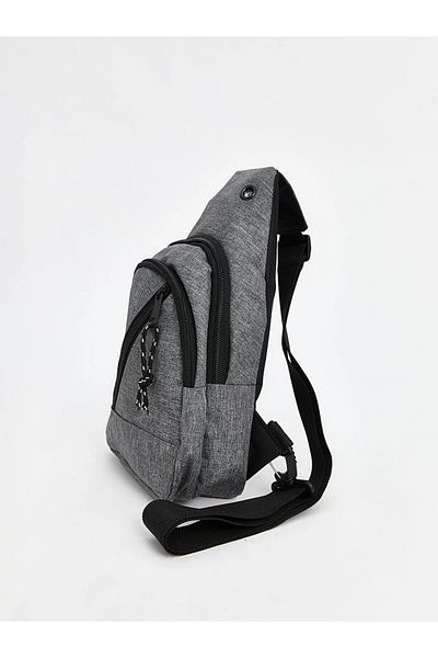 LC Waikiki Gray Zippered Men's Chest Bag